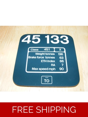 45133 number/data Panel drinks coaster